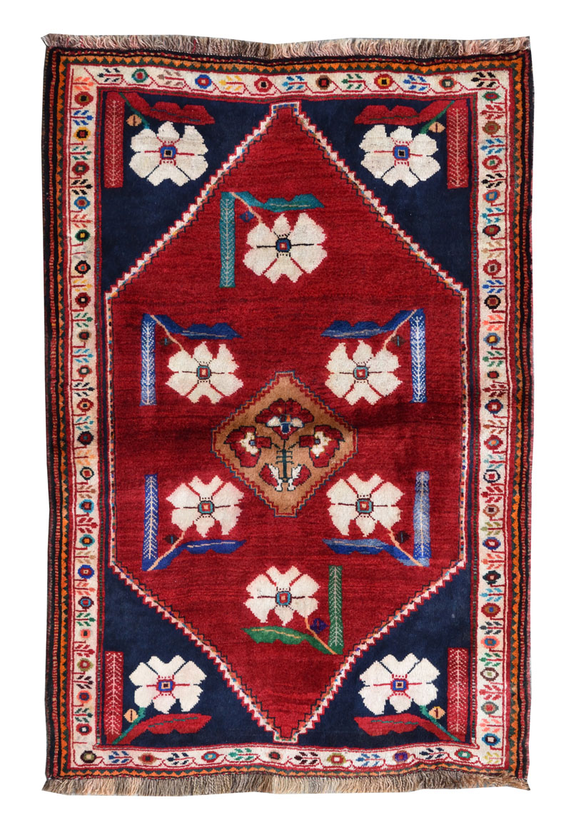 handmade red rug